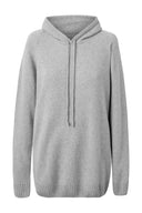 Sweter Cortina szary z kapturem
